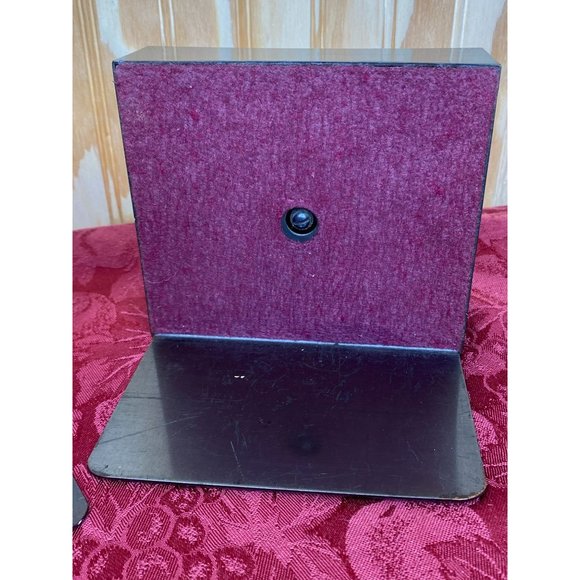 Vintage Delta (upper case) Symbol Triangle Weighted Bookends Pair 2lbs. Each Bro - Picture 4 of 16